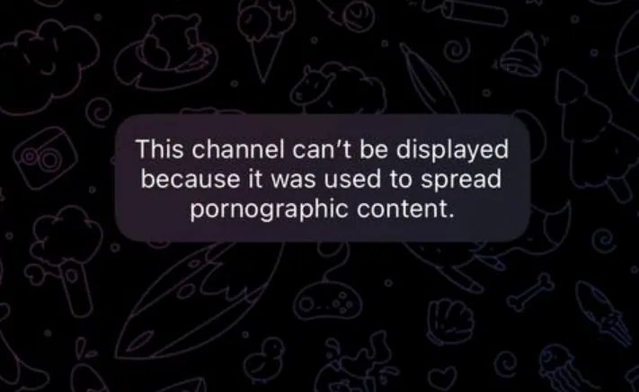 电报频道、群组提示“This channel can't be displayed”怎么办？