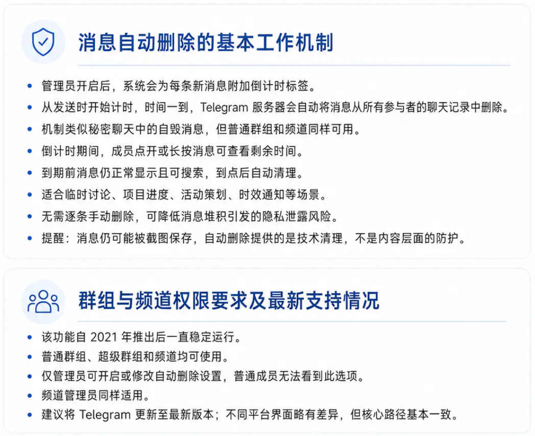 自动删除消息功能带来的隐私保护